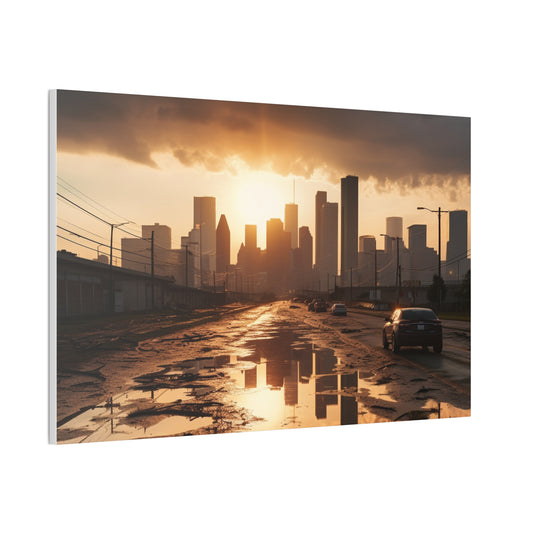 Urban Charisma: High-Resolution Vertical Canvas with Light Gray and Amber Grading